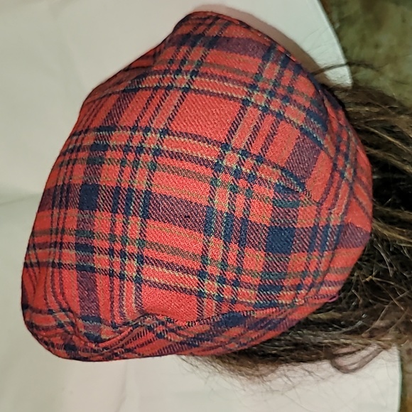Pendleton. Made in USA. Vintage. Wool Newsboy Driving Cap. Tartan. Size M - Picture 5 of 10